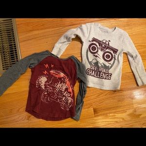 monster truck long sleeve pair